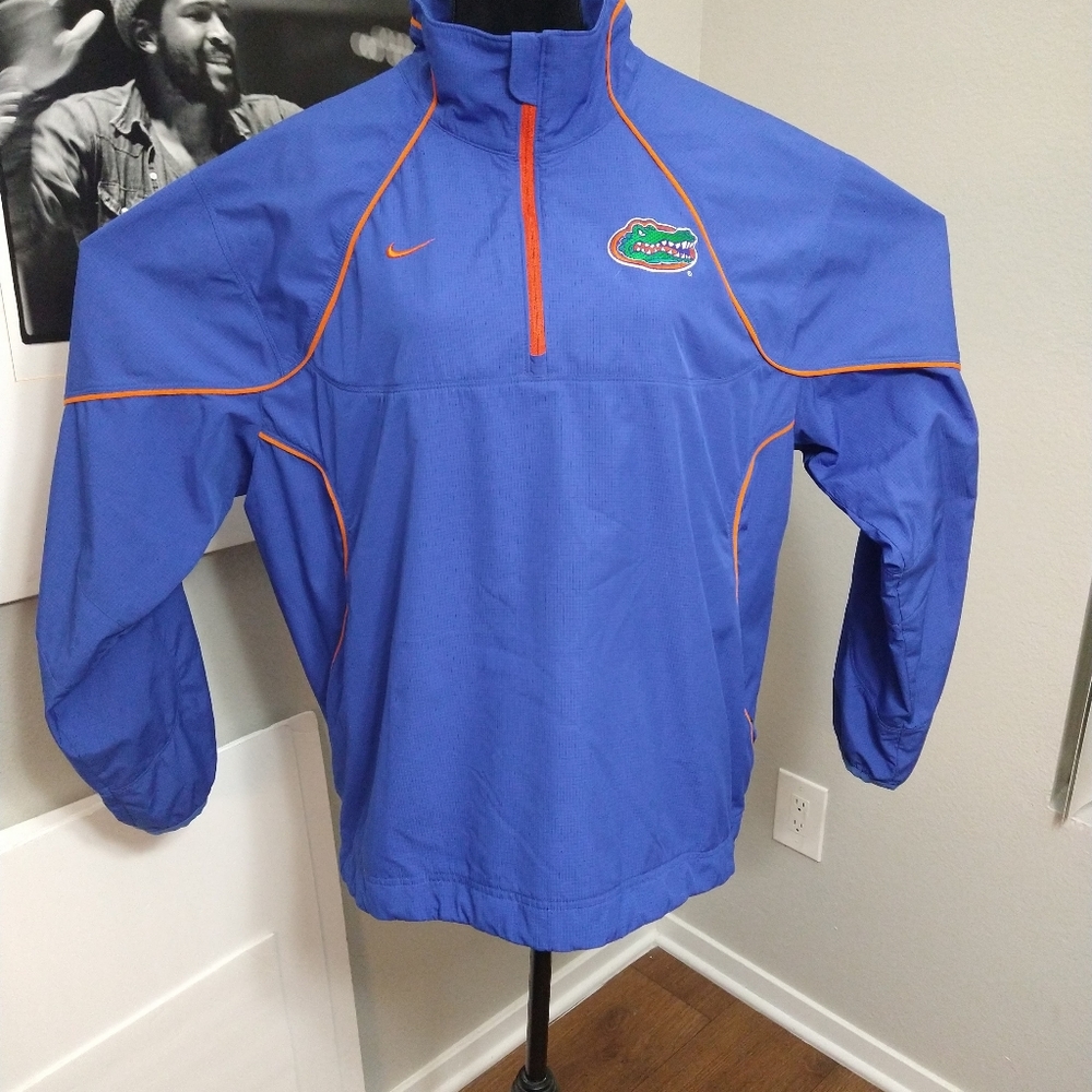 Nike StormFit Florida Gators 1/4 zip windbreaker jacket Hard to find Rare